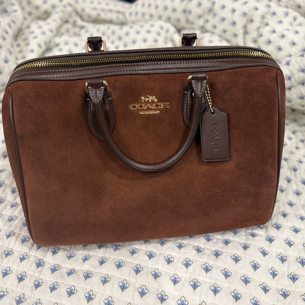 Coach Large Suede Rowan